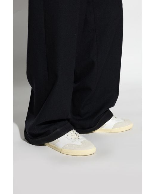 Veja White Sports Shoes Volley O.T. Leather for men