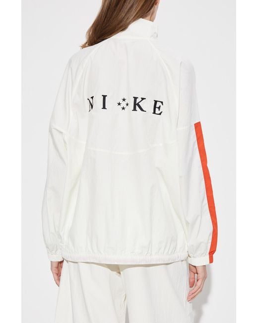 Nike Red Jacket With Logo