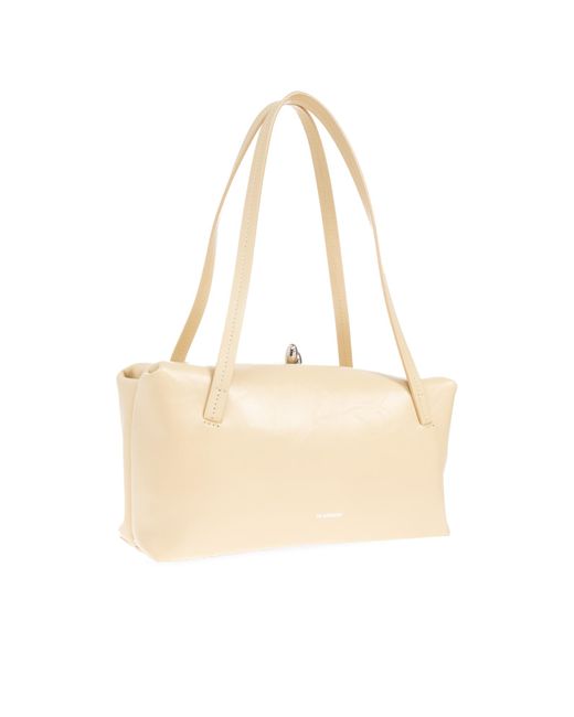 Jil Sander Natural Handbag Goji Small