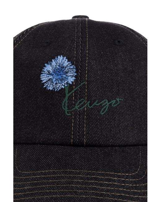 KENZO Blue Denim Baseball Cap