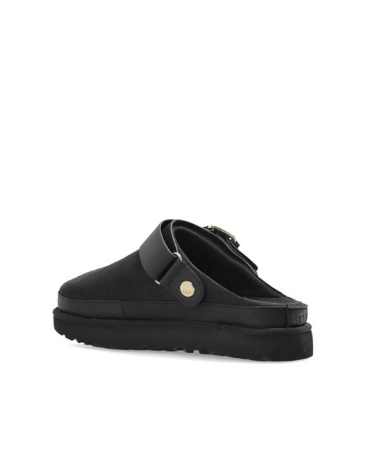 Ugg Black "Goldenstar Villa" Slides