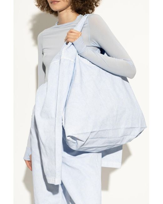 Issey Miyake Blue Bag With The Option To Wear As A Top