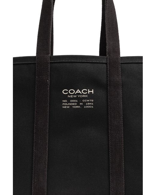 COACH Black Shopper Bag for men