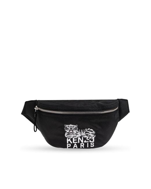 KENZO Blue Waist Bag for men