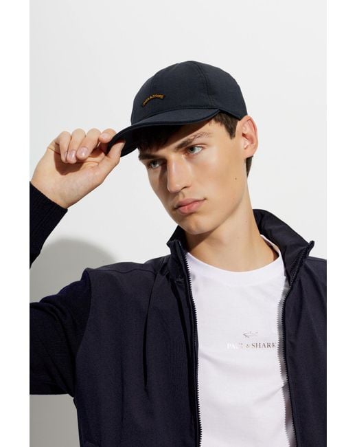 Paul & Shark Black Baseball Cap for men