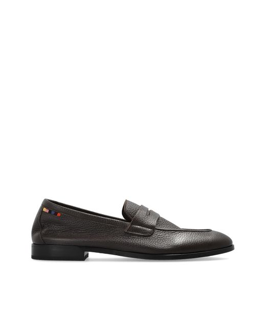 Paul Smith Black “Murano” Leather Loafers for men
