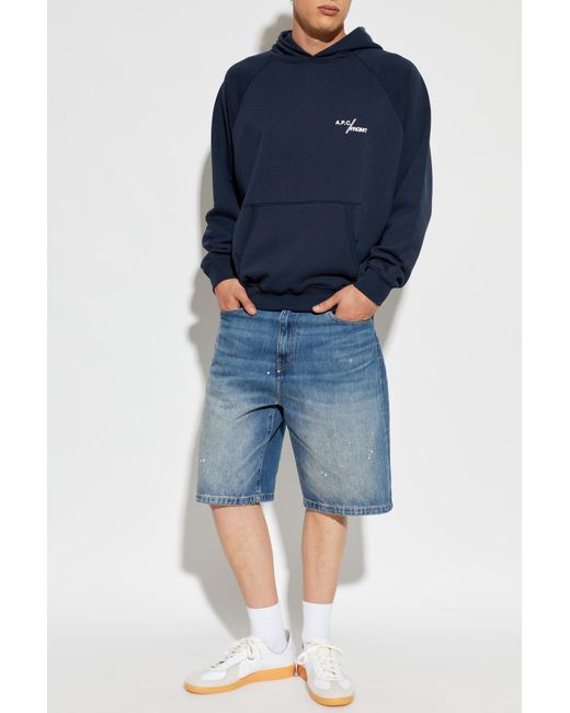 A.P.C. Blue "Cohsk" Sweatshirt for men