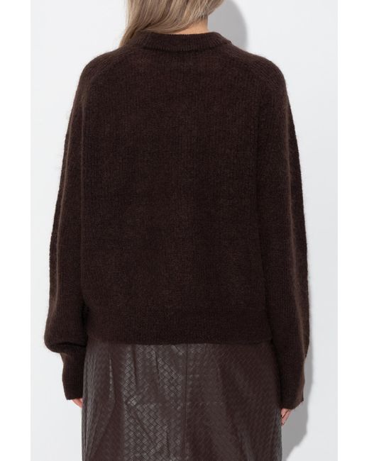 ROTATE BIRGER CHRISTENSEN Brown Sweater With Logo