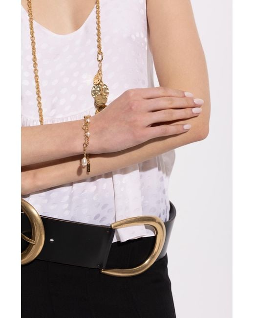 Chloé Metallic Brass Bracelet