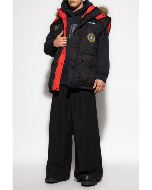 Balenciaga Black Reversible Vest for men