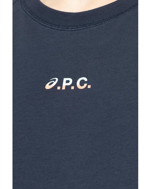 A.P.C. Blue X Asics for men