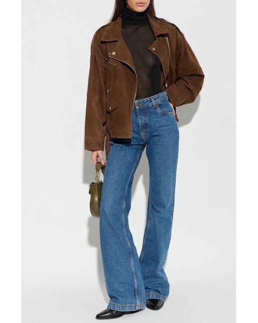 Gestuz Brown "Gzvida" Suede Jacket