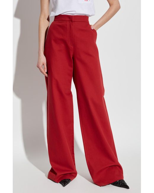 Max Mara Red Trousers Ruggero