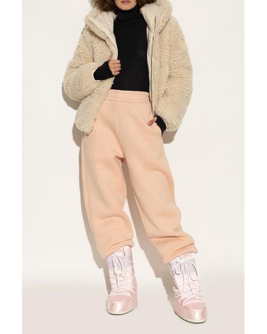 Moon Boot Pink Snow Boots 'Icon Pearly'