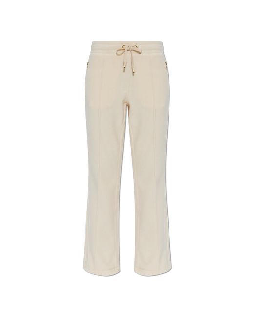Bogner White Fleece Trousers "Florina"