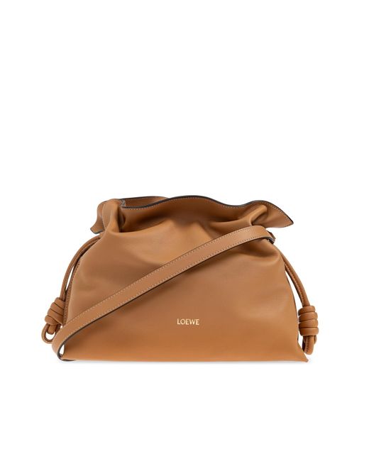 Loewe Brown Handbag "Flameno Medium"