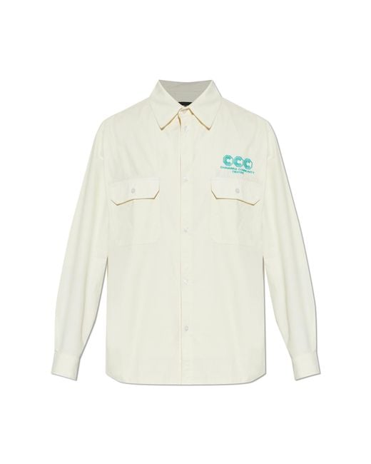 Willy Chavarria White "Corcoran" Shirt for men