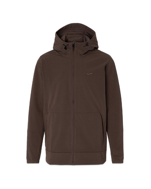 Nike Brown Light Hooded Jacket for men