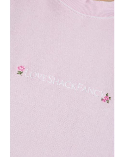 LoveShackFancy Blue "Palo" Sweatshirt