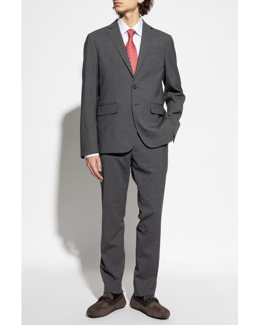 DSquared² Gray Wool Suit for men