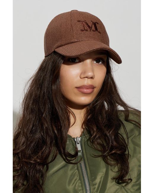 Max Mara Brown Circense Baseball Cap