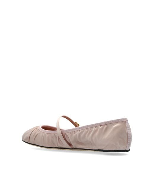 Dolce & Gabbana Black Satin Ballet Flats