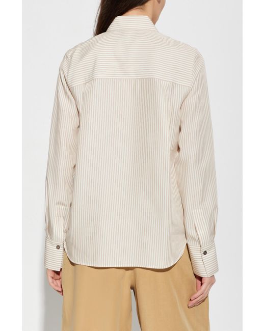 Paul Smith White Shirt With Stripe Pattern