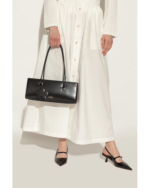 Marc Jacobs Black Shoulder Bag 'The Glam Mirror'