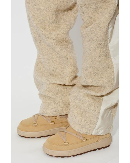 Bogner Natural Suede Snow Boots 'Chamonix'