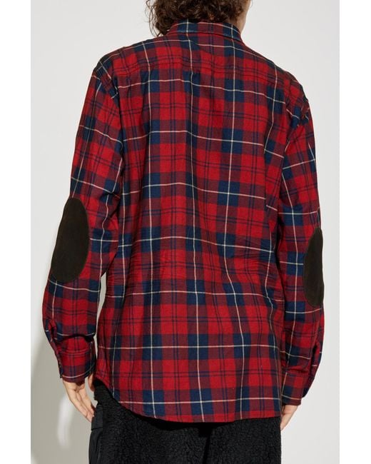 DSquared² Red Checked Shirt for men