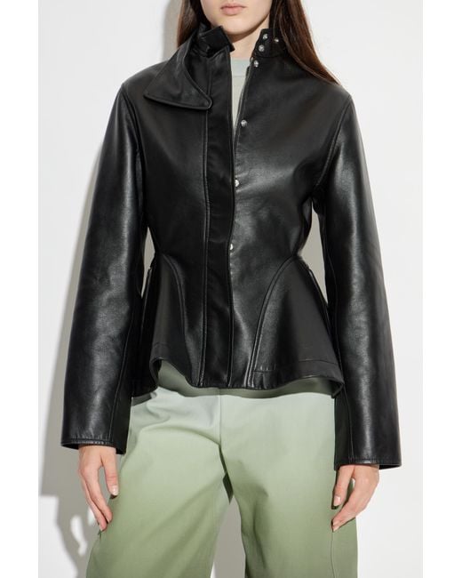 Alaïa Green Leather Jacket