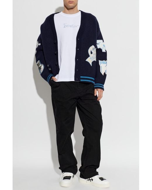 Off-White c/o Virgil Abloh White T-Shirt With Logo for men