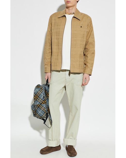 Burberry White "Oakwell" Jacket for men