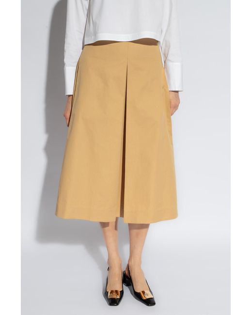 Tory Burch Natural Cotton Skirt,
