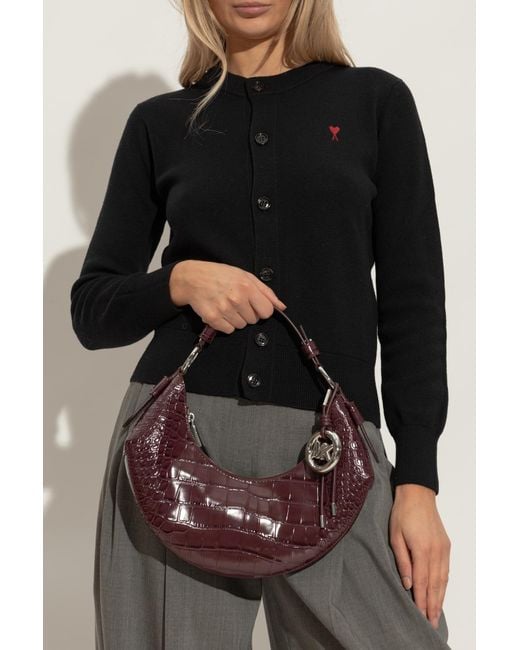MICHAEL Michael Kors Purple Shoulder Bag "Koa"