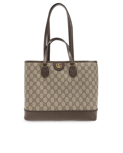Gucci Brown 'ophidia Mini' Shopper Bag,