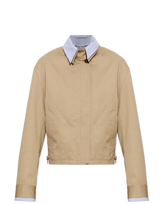 Acne Natural Jacket With Collar