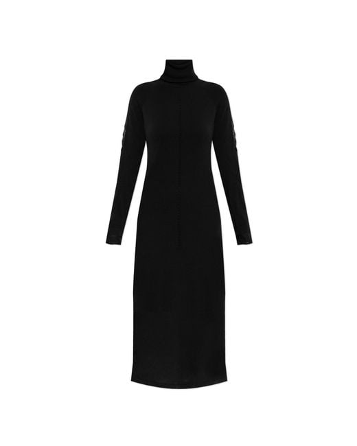 Y-3 Black Turtleneck Dress