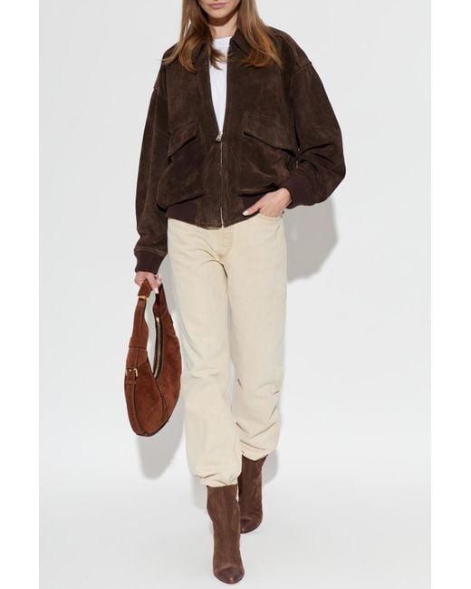 Citizens of Humanity Brown Suede Jacket 'Vivienne'