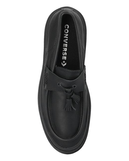 Converse Black Shoes 'Chuck Taylor All Star Lugged Heel'