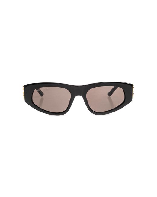 Balenciaga Black 'Dynasty D-Frame' Sunglasses