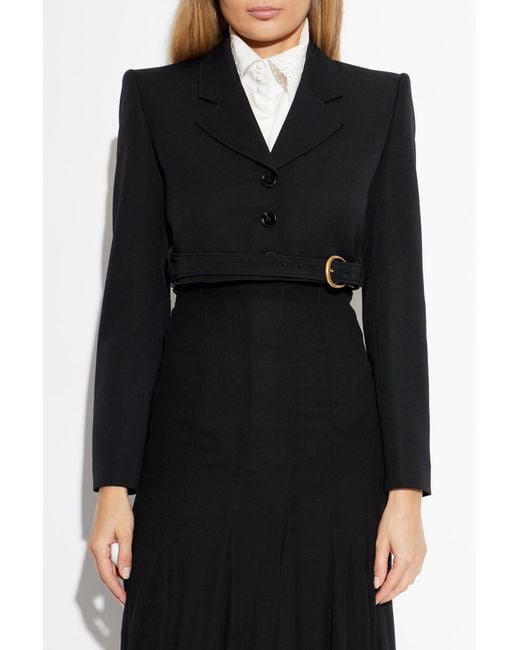 Chloé Black Short Wool Blazer