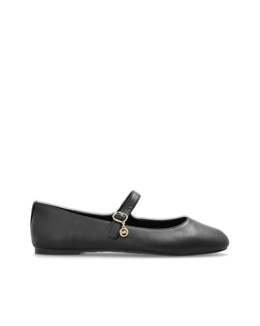 MICHAEL Michael Kors Black Ballerinas "Nellie"