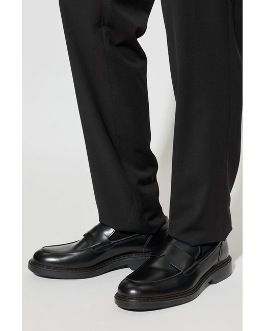Hogan Black Shoes 'H704' for men