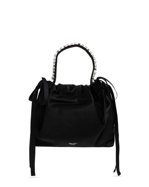 Jimmy Choo Black 'Drawstring Mini' Bag