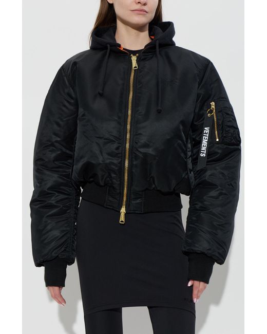 Vetements Black Insulated Jacket