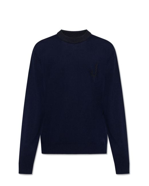 Jacquemus Blue Sweater Tricot for men