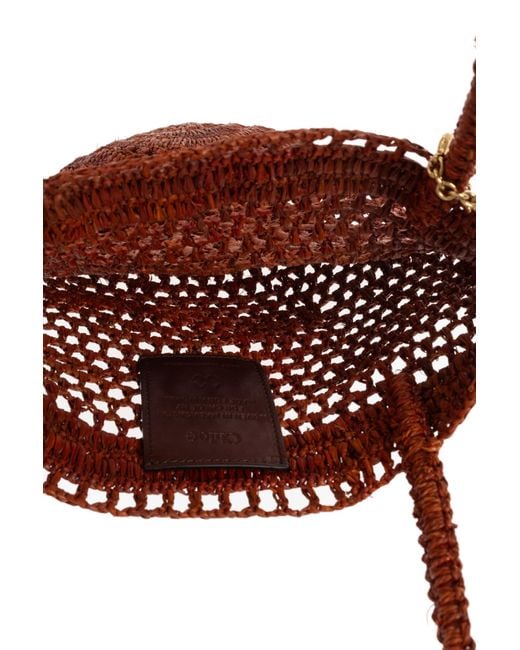 Chloé Red Shoulder Bag "Summer Banana Small"