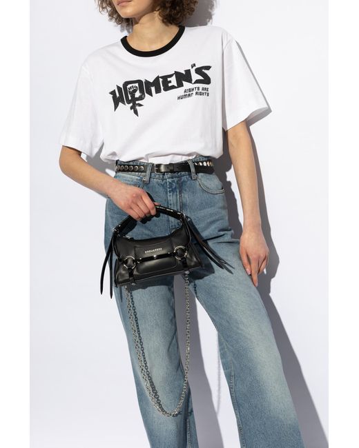 DSquared² Black Handbag With Logo
