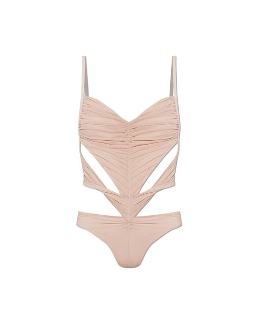 DSquared² White One-Piece Swimsuit